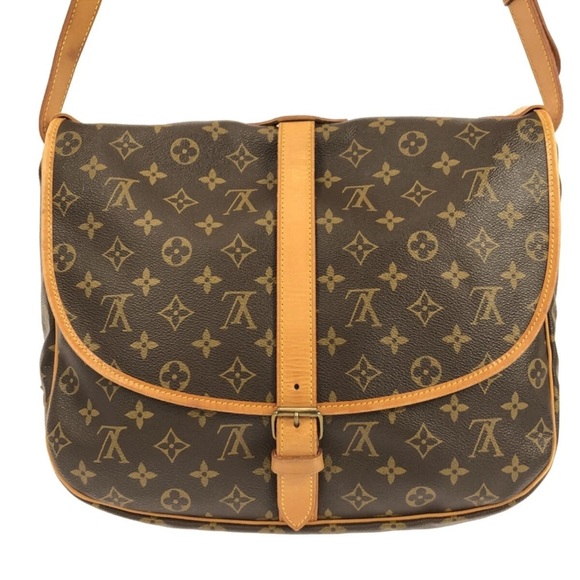 💎✨Authentic✨💎Louis Vuitton Monogram Saumur 35 Shoulder Bag Brown - Picture 3 of 13